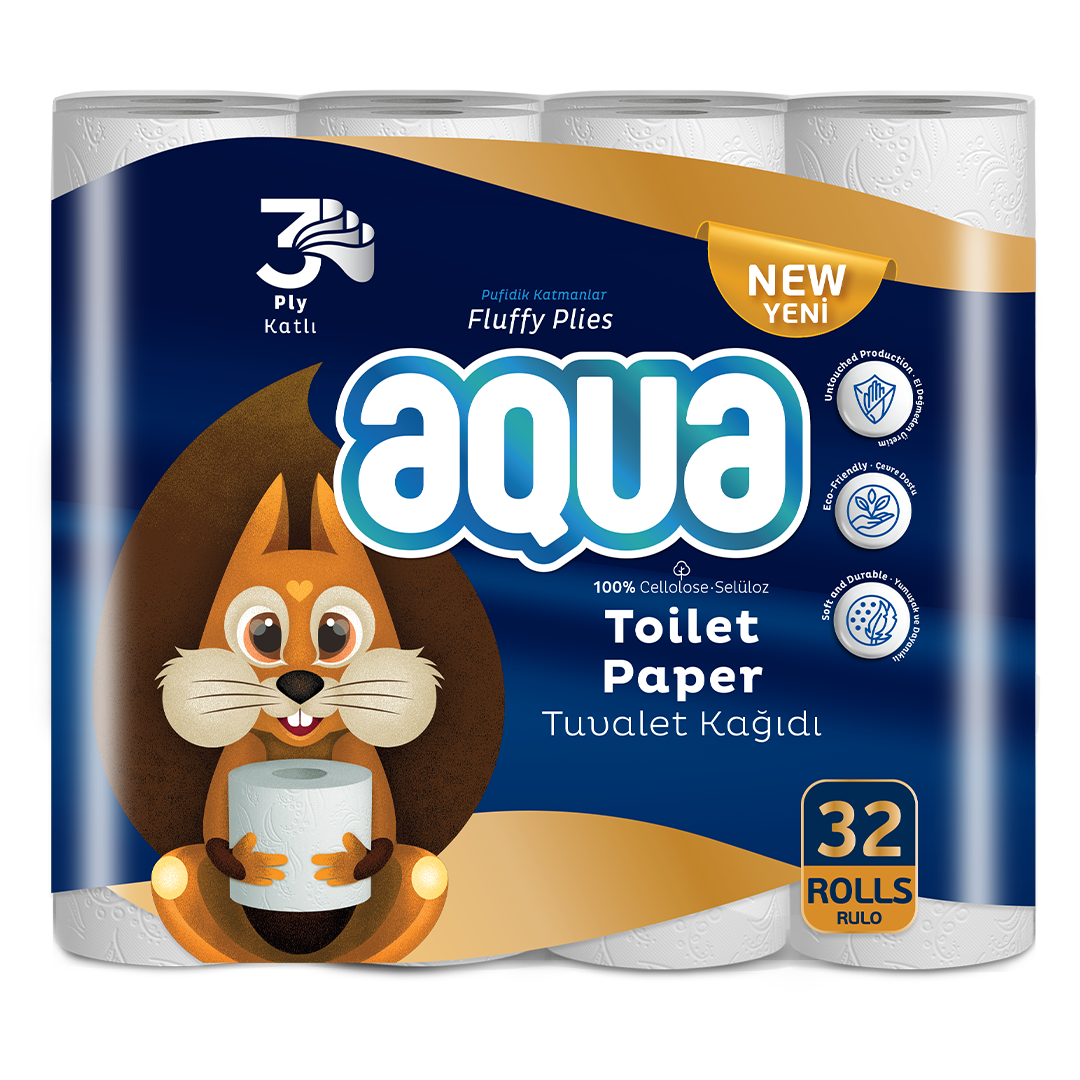aqua 8li tuvalet kağıdı